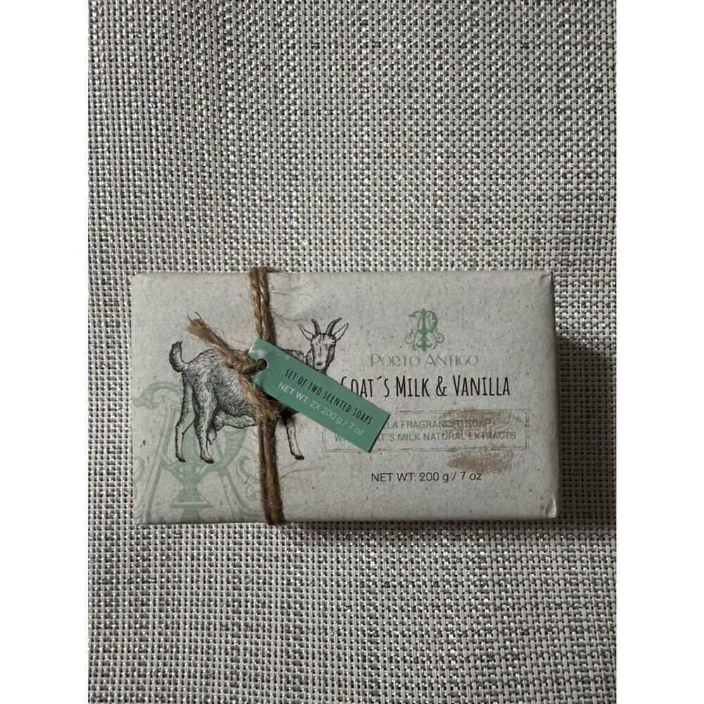 Set of two Goat’s Milk Vanilla Soap Bars